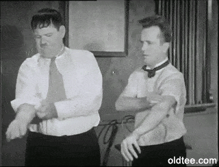 Laurel-&-Hardy---manche--oldtee