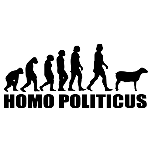 Evolution - Homo Politicus - vintage crossover